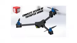 Tricopter drone