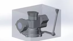 Valve metal casting