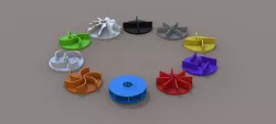 Water Pump IMPELLERS for 3d printer