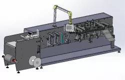 Zipper bag horizontal bag to bag packing machine