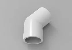 135 degree pipe fitting