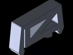 3D printed DIN Rail Mount Clip