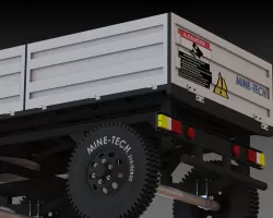 4 WHEEL 2 AXLE FARM TRAILER
