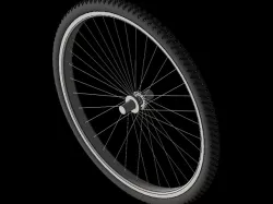 Bicycle wheel on Solidworks