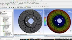 Brake Disc Analysis in Ansys
