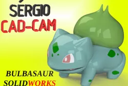 Bulbasaur Pokémon - Sérgio CAD CAM