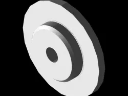 CD Hub for wheel and axel