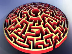Circulair "Runen"Maze