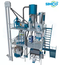 Compact Stone Mill System Chasis (SIMCO) - Kompakt Taş Değirmen Öğütme Sistemi Şase