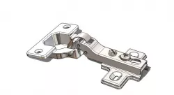 Concealed hinge with spring