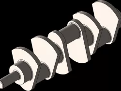 cranck shaft v6 engine