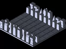 Custom 3d Chess Set