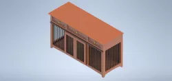 Dog Crate Cabinet