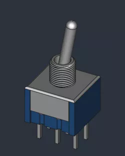 DPDT print toggle switch - PCB Mount