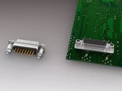 DSUB 15 pins female PCB connector