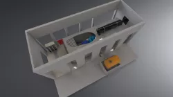Emergency Diesel Generator 1550KVA in Building