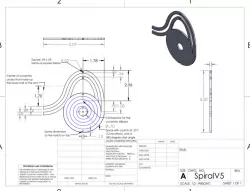 Engineering Part From Paper Drawing
