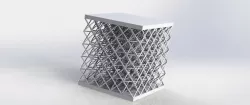 FCC lattice structure