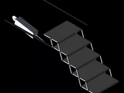 folding Stair mechansim in Solidworks