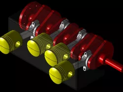 Four Cylinder IC Engine