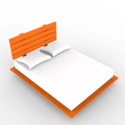 Free Revit Parametric Bed Family