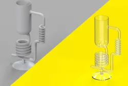 glass flask 3d model