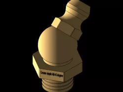 Grease nipple M8-45 degree