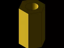 Hex spacer M3x10