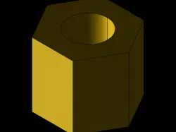 Hex spacer M3x5