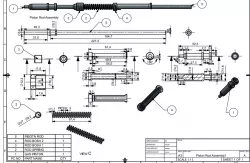 HK 417 Piston Rod Assembly drawing