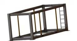 Horizontal pressure Vessel Skid