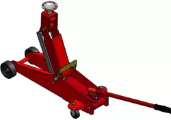 Hydraulic floor jack