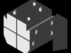 Interlocking Cube Puzzle