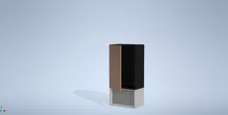 Kitchen microwave cupboard