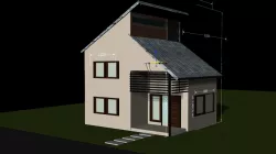 Laneway house Revit model