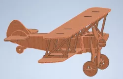 Laser cut plane