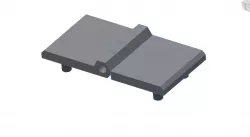 leaf hinge 60x60 M8