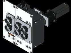 Linear wire feeding module