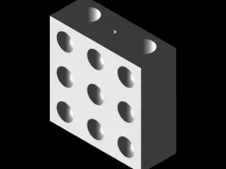 Marble Tic Tac Toe Board
