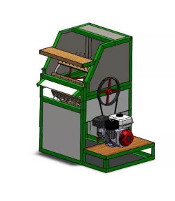 Minimalist Rice Thresher Machine