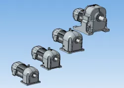 Motor reducer with brake