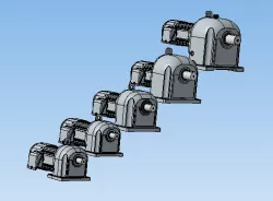 Motor reducer with brake