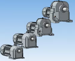 Motor reducer with brake