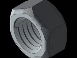 Nut 5/8 in