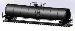 Oil Tanker Rail Car