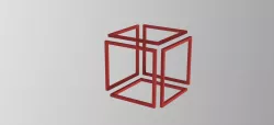 Optical illusion cube / Infinity CUBE