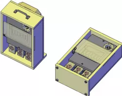 Portable Generator Temporary Power Distribution Panel