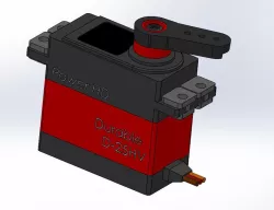 Power HD Durable Full Aluminium Case D-25HV Servo