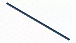 POWERTEC 71066 Double-Cut Profile Universal T-Track with Predrilled Mounting Holes, 36"