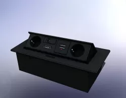 prise électrique + USB - Emuca Atom 26 EU